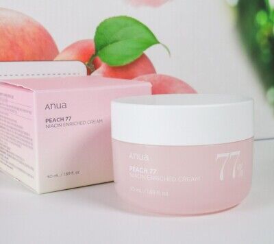 Anua - Peach 77% Niacin Enriched Cream - Moisturizing Face Cream with 77% Peach Extract - 50ml